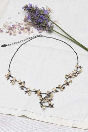 Almond Blossom Statement Necklace