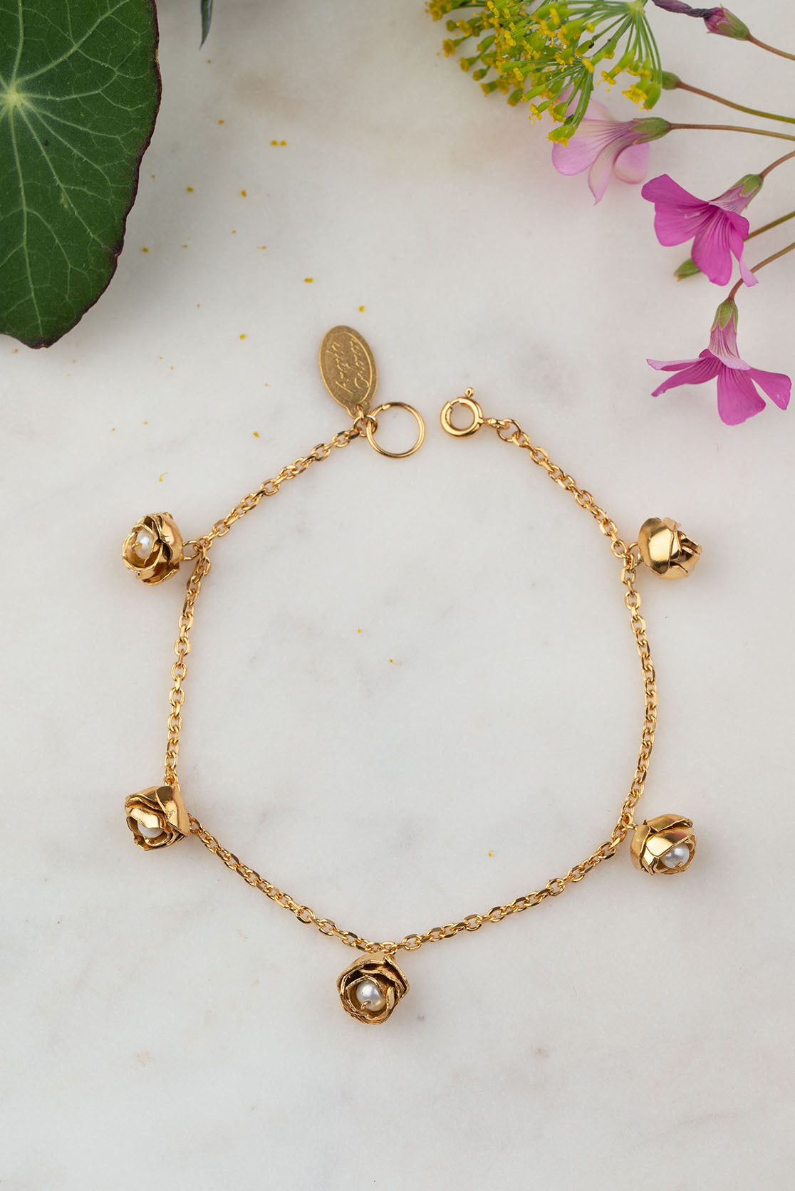 Peony Bud Bracelet