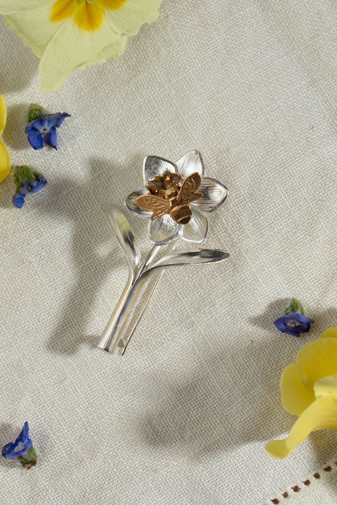 Daffodil Brooch