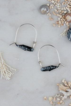 sperm whale earrings