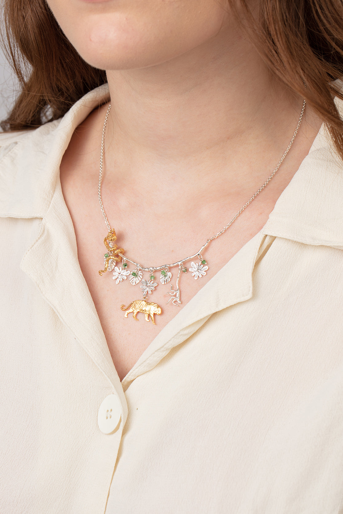 Rousseau statement necklace