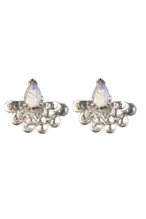 Fan Flower Stud Earrings