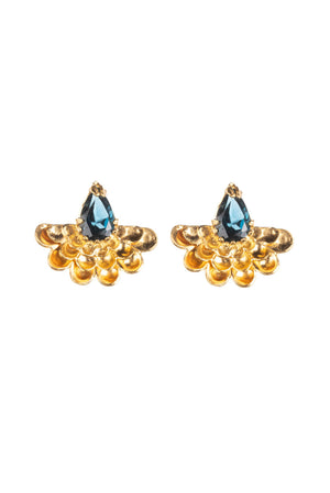 Fan Flower Stud Earrings