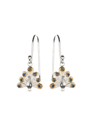Peacock Drop Earrings