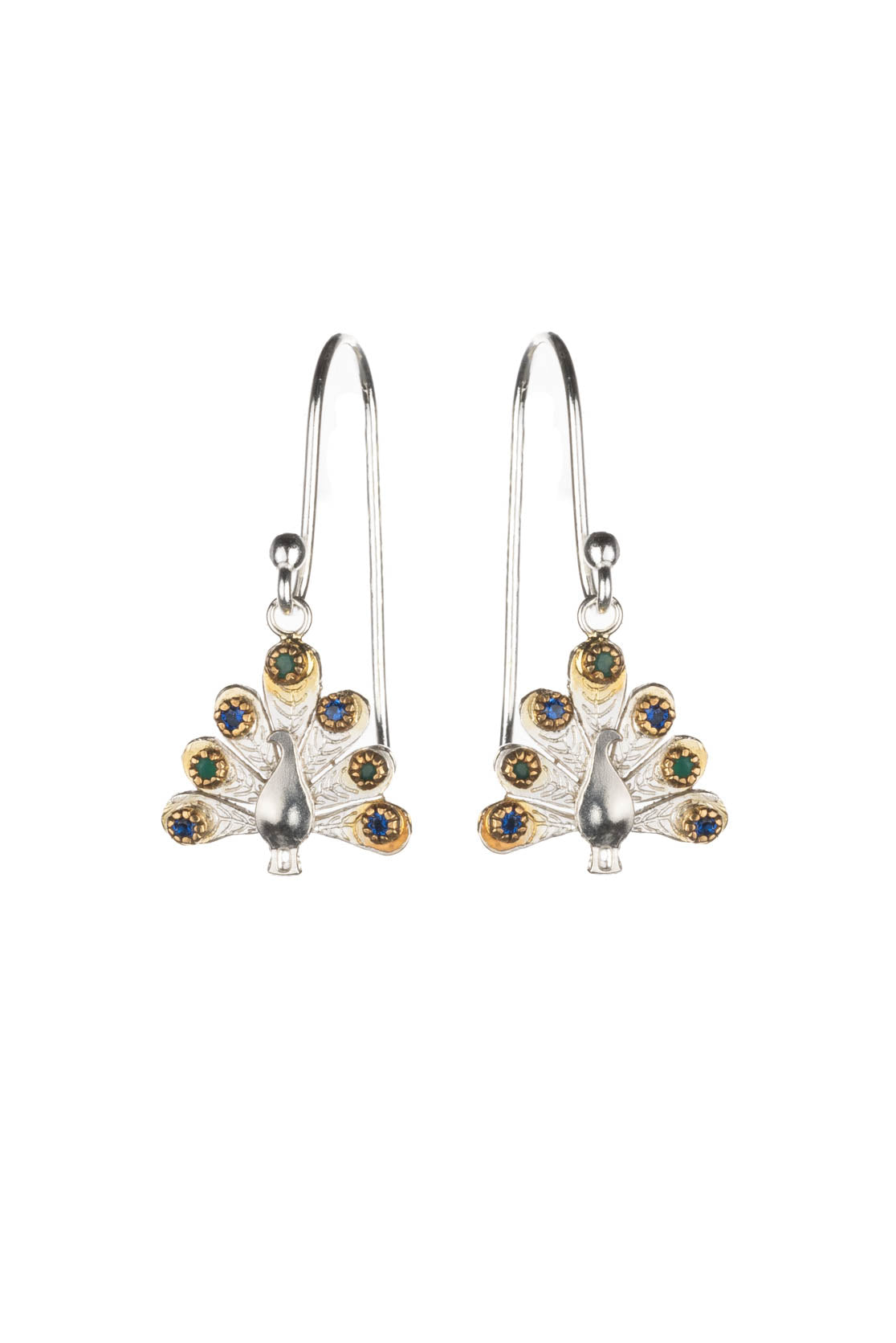 Peacock Drop Earrings