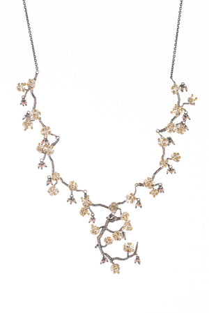 Almond Blossom Statement Necklace