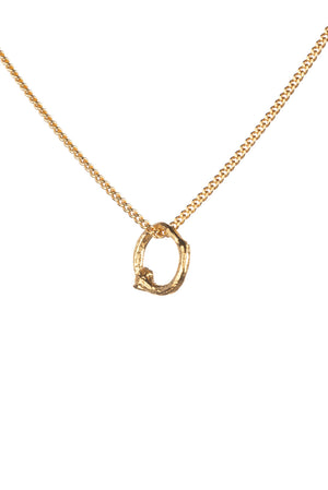 Mini Circle Twig Necklace