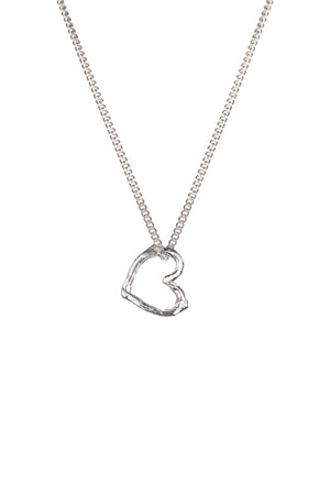 Mini Heart Twig  Necklace