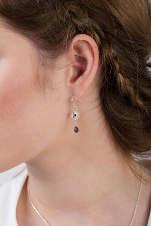 Dahlia Briolette Drop Earrings - set of 3
