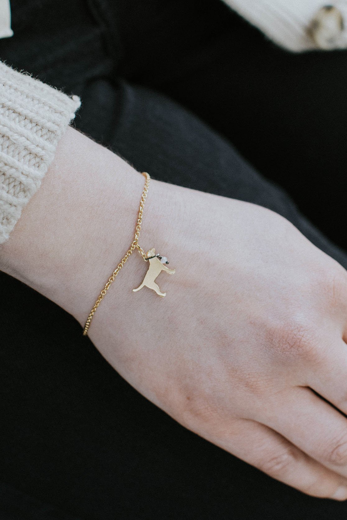 Labrador On A Lead Bracelet