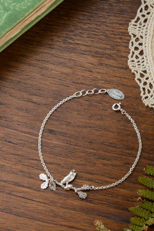 Owl On Branch Bracelet