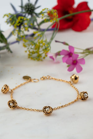 Peony Bud Bracelet