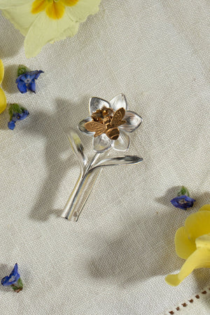Daffodil Brooch