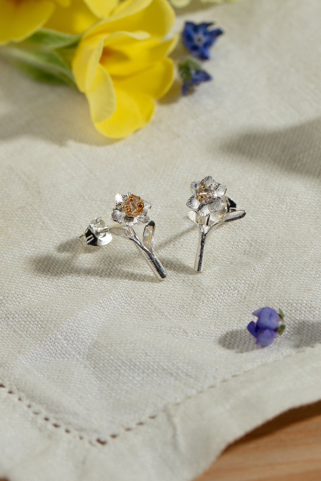 Daffodil Stud Earrings