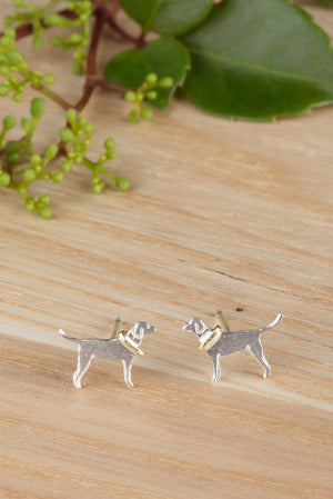 Labrador Stud Earrings