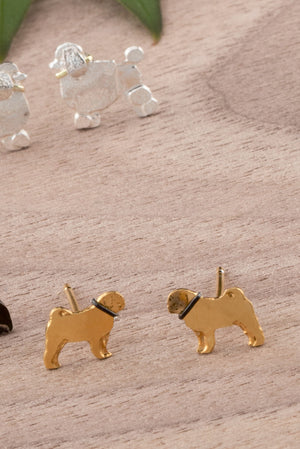 Pug Stud Earrings