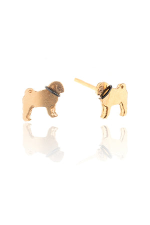 Pug Stud Earrings