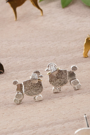 Poodle Stud Earrings