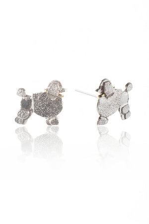 Poodle Stud Earrings