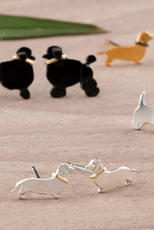 Sausage Dog Stud Earrings