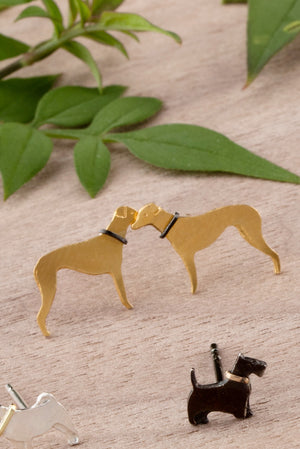 Whippet Stud Earrings