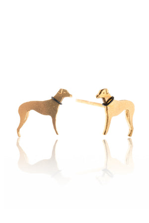 Whippet Stud Earrings