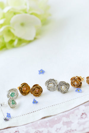 Peony Stud Earrings