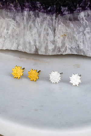 Sun Stud Earrings