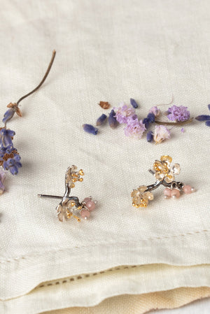 Almond Blossom Branch Earrings