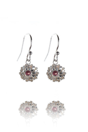 925 Sterling Silver with green tourmaline