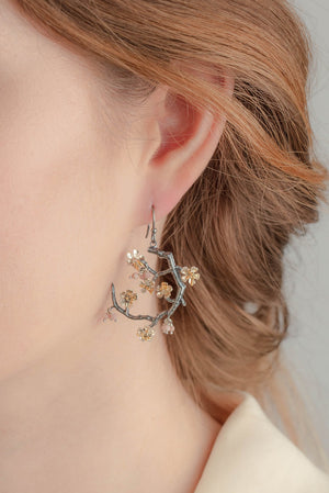 Almond Blossom Tree Earrings