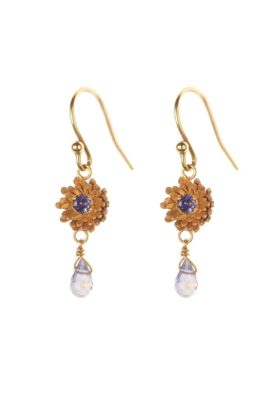 Dahlia Briolette Drop Earrings