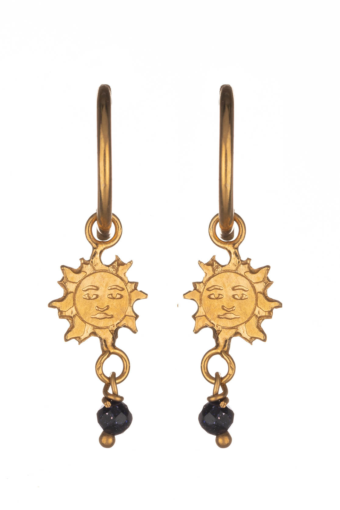 Sun huggie store earrings