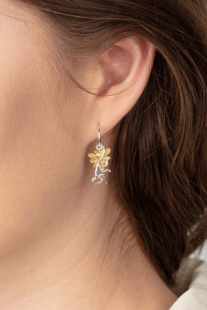 Spider monkey earrings