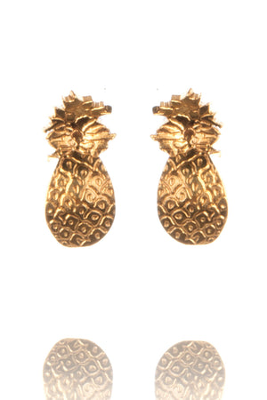 Pineapple stud earrings