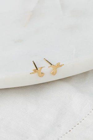 Set of 3 - Mini Hummingbird Stud Earrings