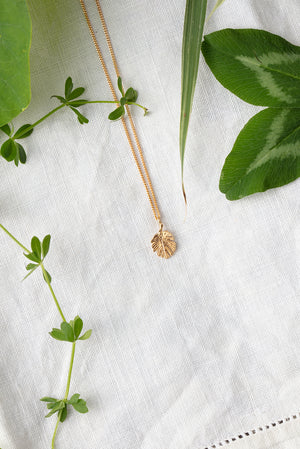 Monstera leaf necklace