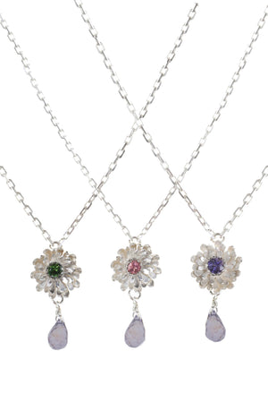 Dahlia Briolette Pendant- set of 3