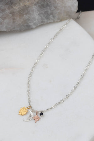 Sun Moon And Star Necklace