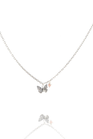 mini butterfly necklace