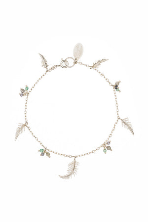 Botanical Fern Charm Bracelet