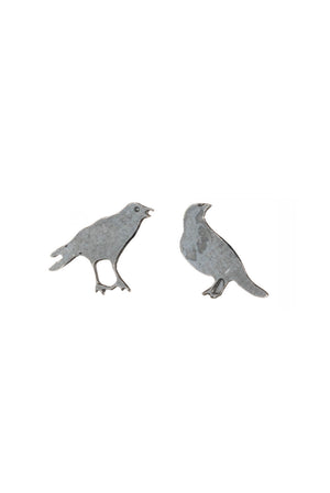 Mis-matched Raven Stud Earrings