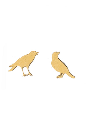 Set of 3 - Mis-matched Raven Stud Earrings