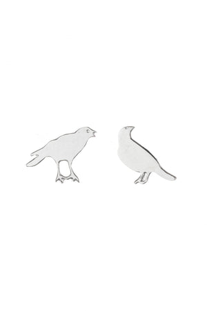 Set of 3 - Mis-matched Raven Stud Earrings