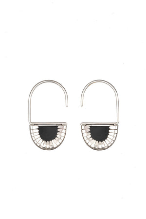 Deco Petal Hook Earrings